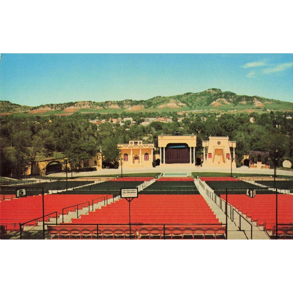 Black Hills Passion Play Amphitheater Spearfish South Dakota Postcard BH-6A